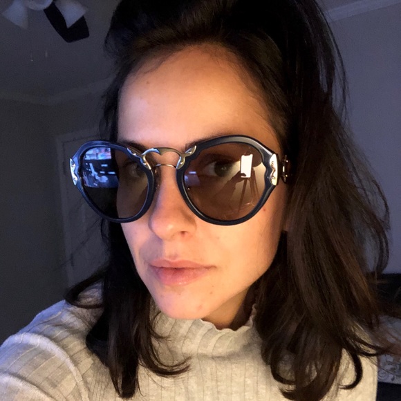 Prada Spr 9t Bluebrown Frames 